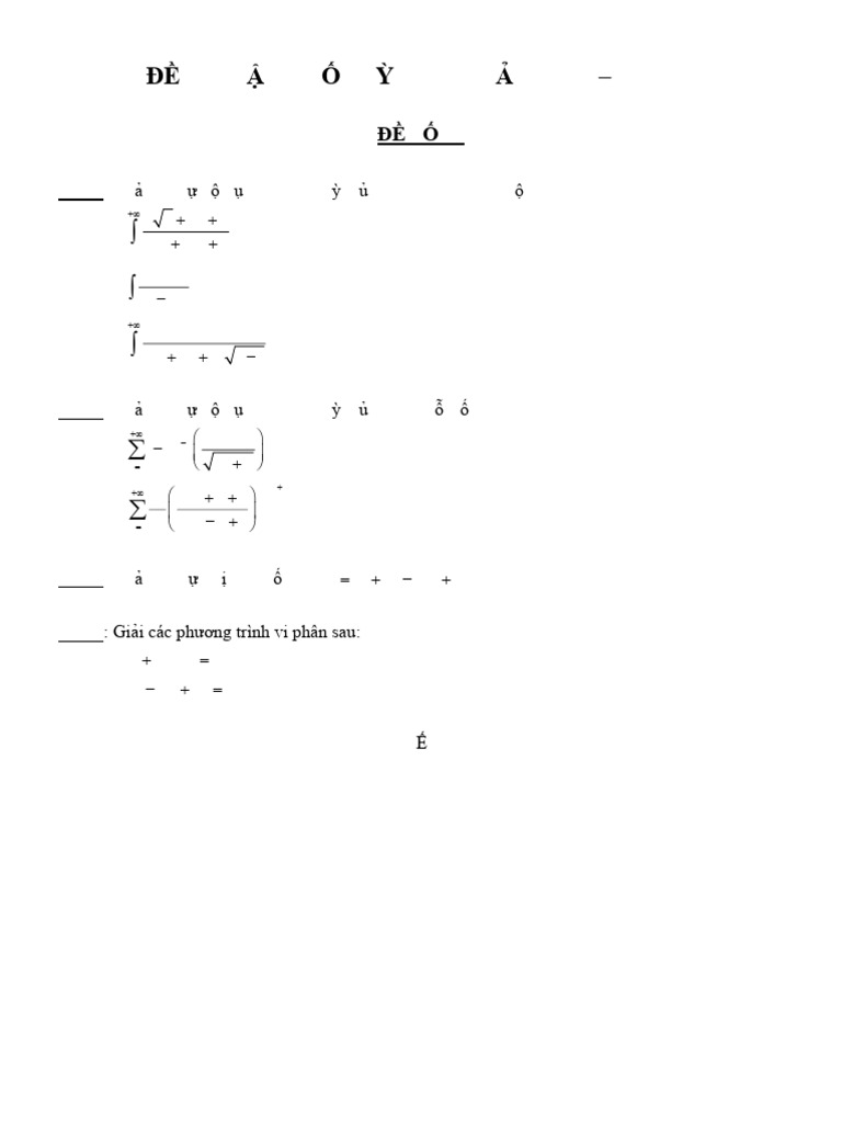 On Tap Cuoi Ky Mon Ma006 - Hkiii Nam Hoc 2024-2025 - de 01 | PDF
