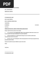 Surat batal polisi