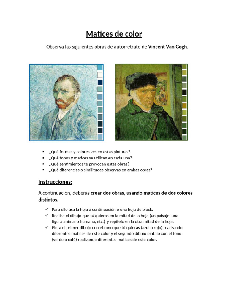 Matices de Color | PDF