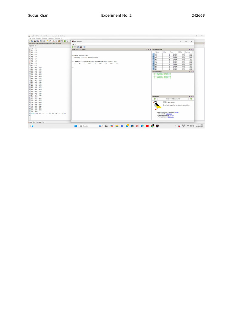 DTSP Exp 2 | PDF