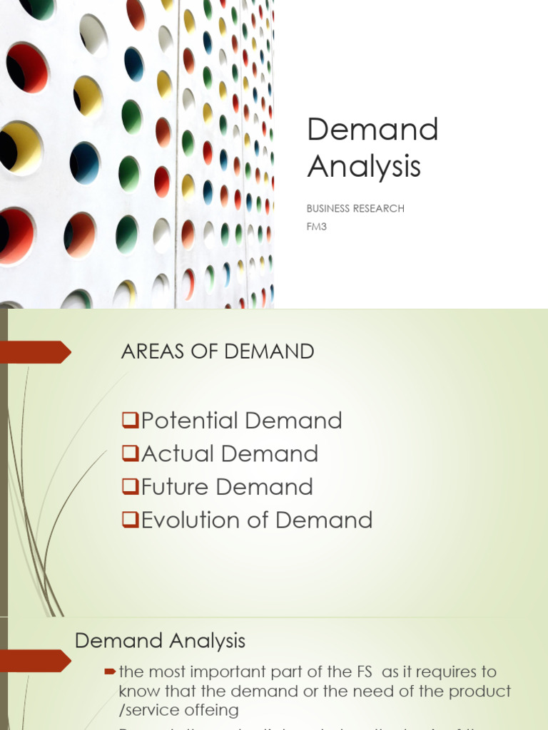 Demand Analysis Business Research | PDF
