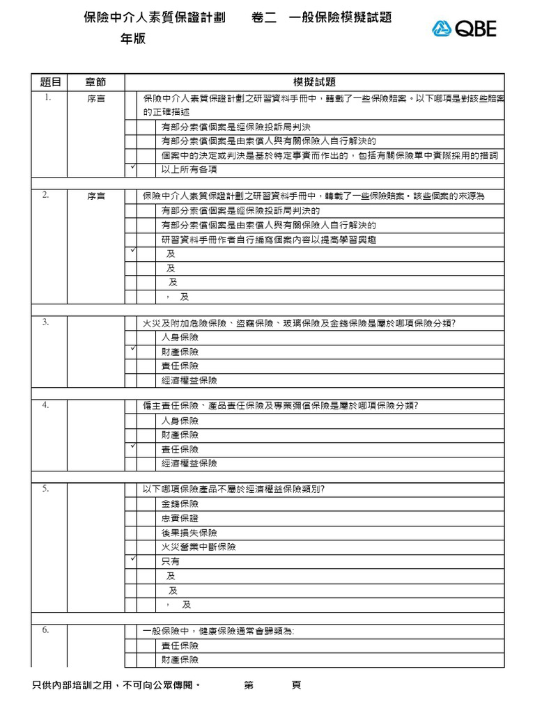 Iiqe Paperii Mock 20230512 Chinese | PDF
