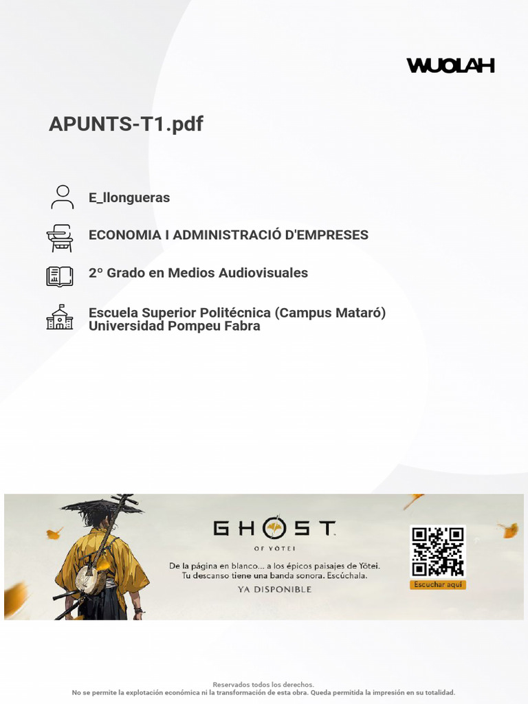 Wuolah Free APUNTS T1 | PDF