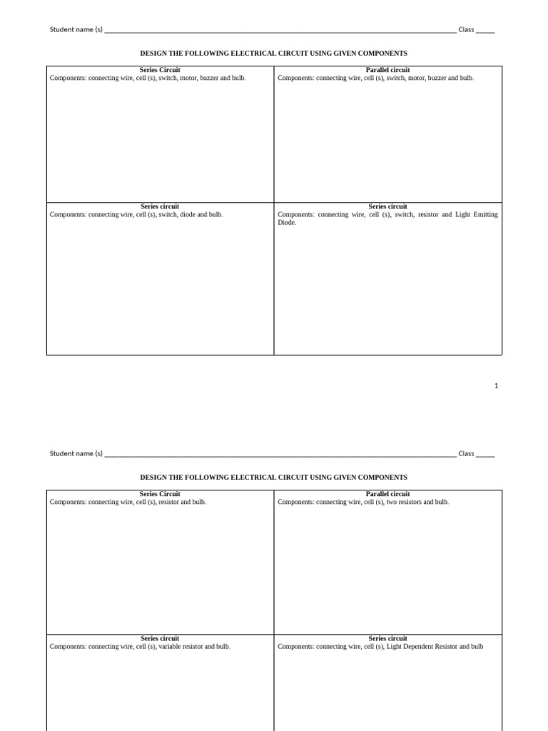 Elecrtonics Practiacl Exercise | PDF | Series And Parallel Circuits ...