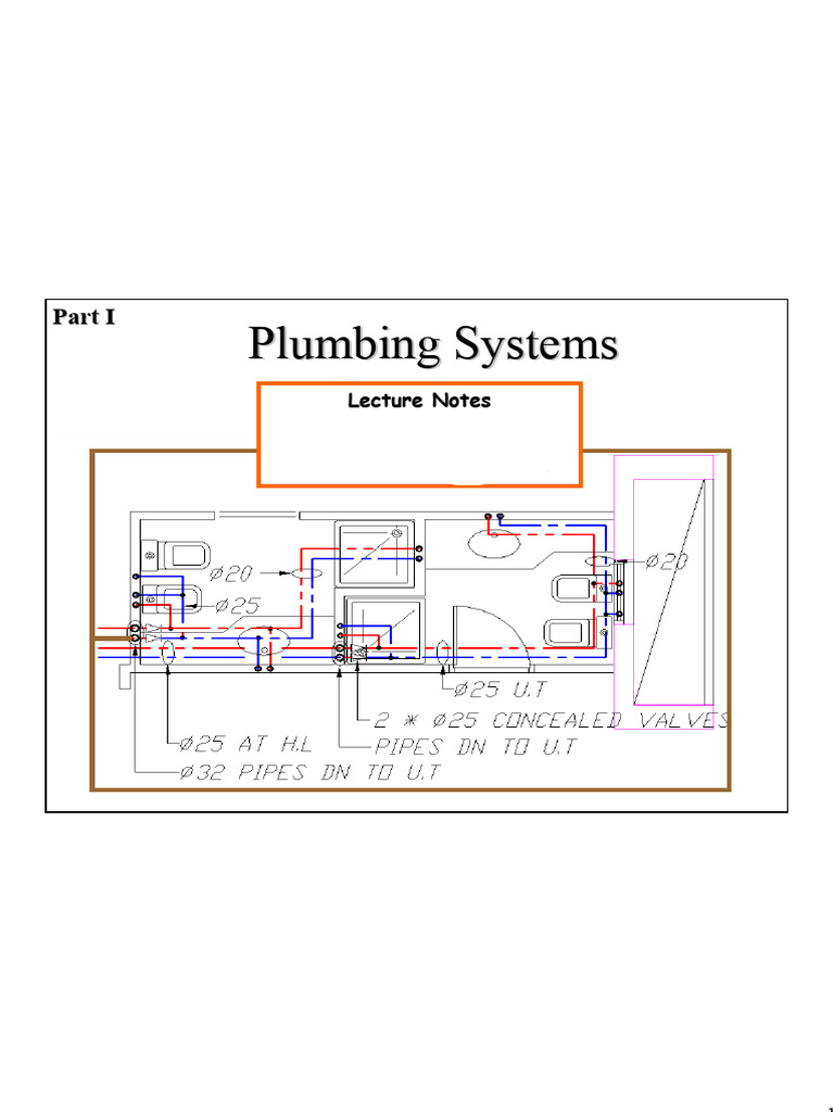 Plumbing Systems Lecture Notes | PDF | Plumbing | Pipe (Fluid Conveyance)