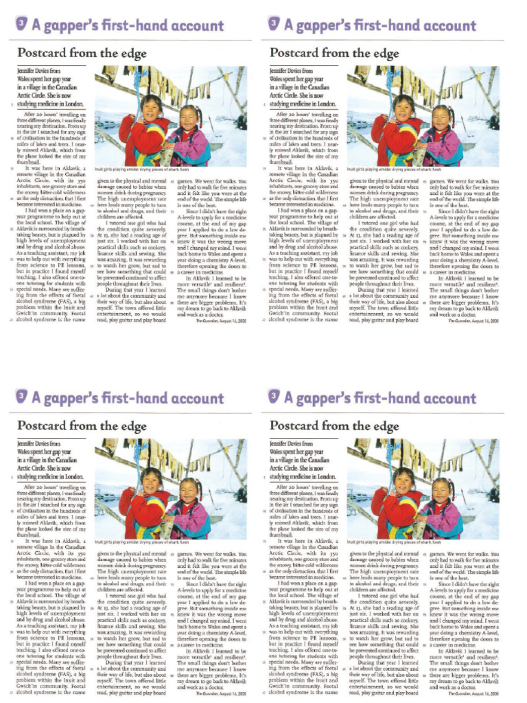 A GAPPERs FIRST HAND ACCOUNT THE GUARDIAN AUGUST 2008 | PDF