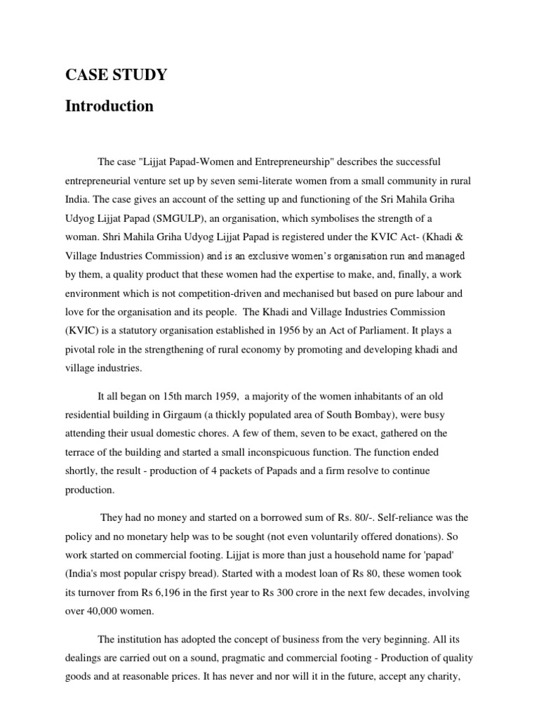 Lijjat Papad | Economics | Economies