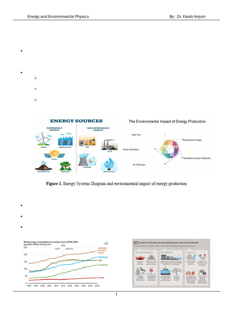 Energy and Environmental Physics Overview | PDF | Greenhouse Effect ...