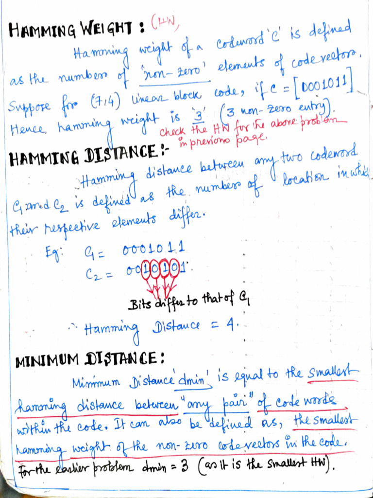 63-Error Control Coding - Linear Block Code - 3!22!03-2024 | PDF ...