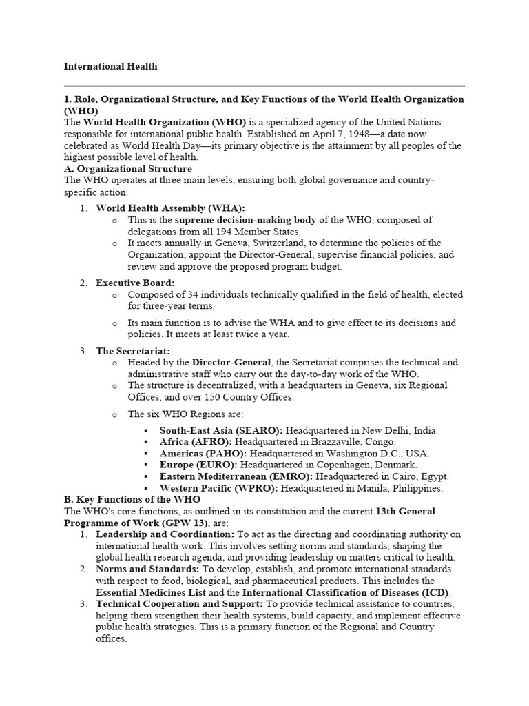 International Health Paper 3 | PDF | Influenza | Quarantine