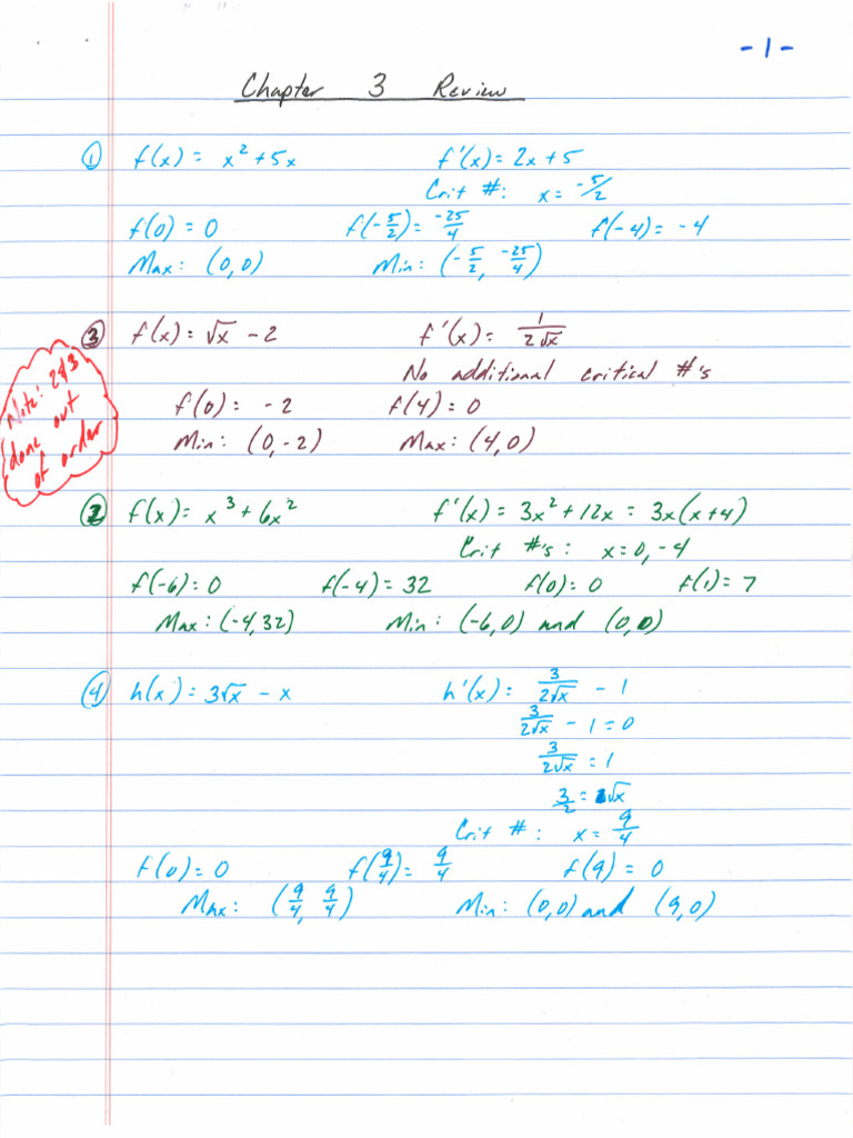Review - Textbook Problems (Solutions) Part 1 | PDF