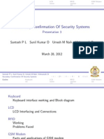 Secondary Confirmation of Security Systems: Presentation 3