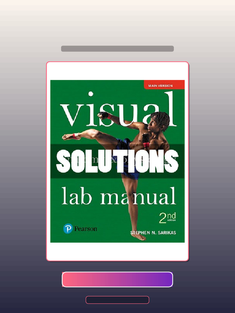 Solutions Visual Anatomy and Physiology Lab Manual Main Version 2