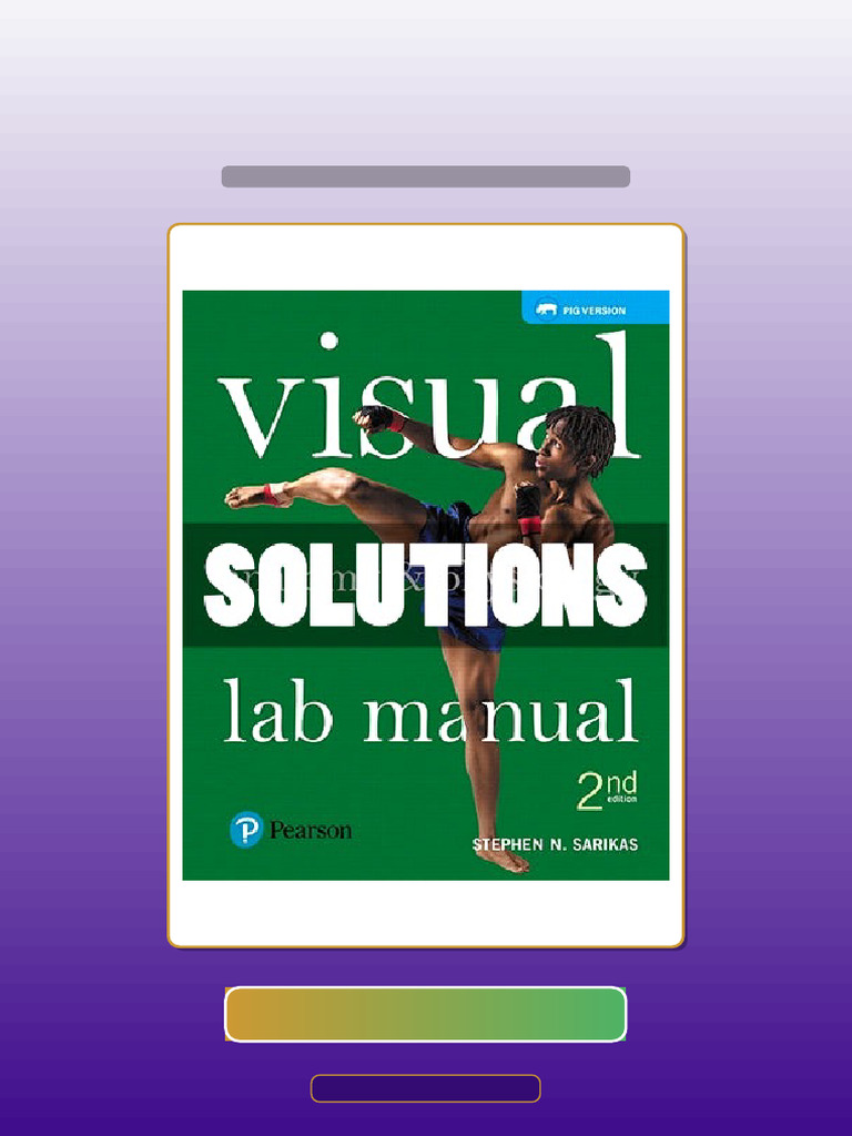 Solutions Visual Anatomy Ansd Physiology Lab Manual Pig Version 2 Ed ...
