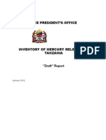 Tanzania Mercury Inventory Report - Final
