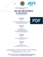 Manifesto Corso Oratoria