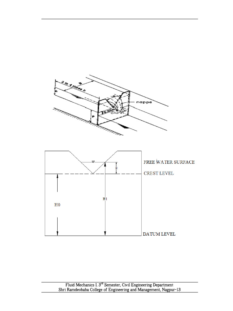 Triangular Notch Calibration in Fluid Mechanics | PDF | Flow ...