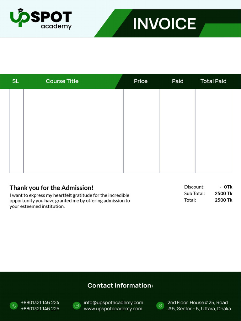 CPA Marketing Course Invoice #3695 | PDF