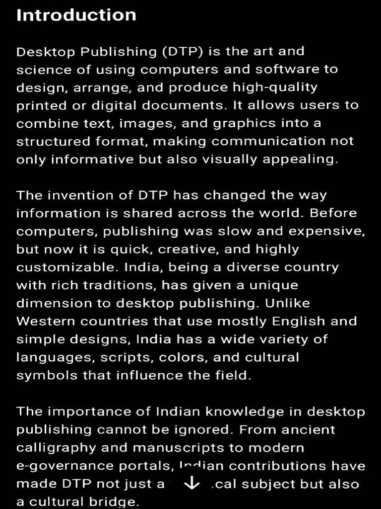 DTP Work | PDF