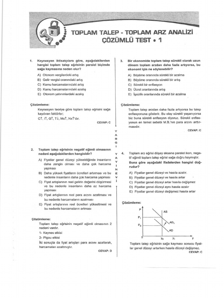 5 Toplam Talep - Toplam Arz Analizi | PDF