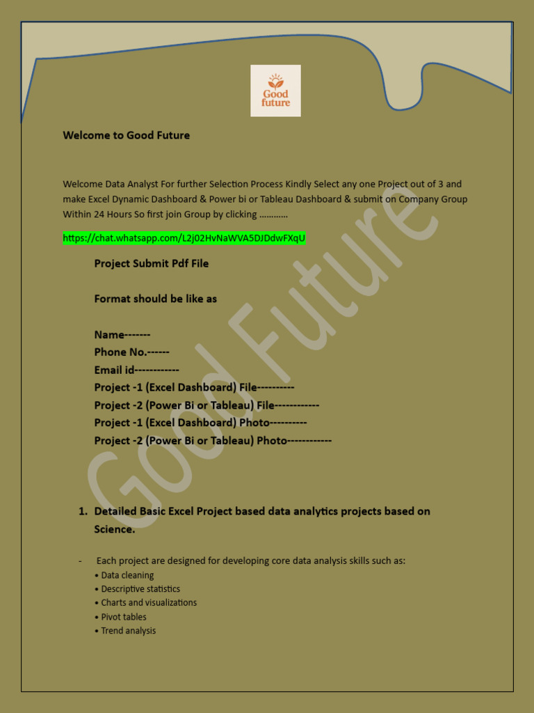 Assignment Submition For Data Analyst | PDF