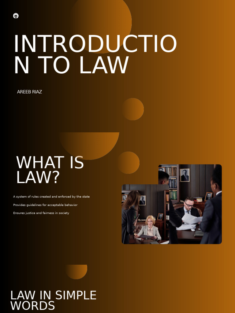 Intro To Law | PDF