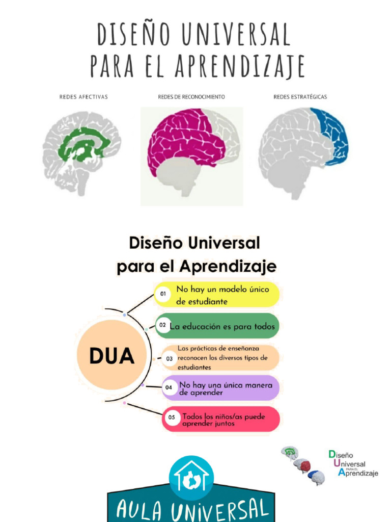 Principios del DUA en el Aprendizaje | PDF | Aprendizaje | Evaluación