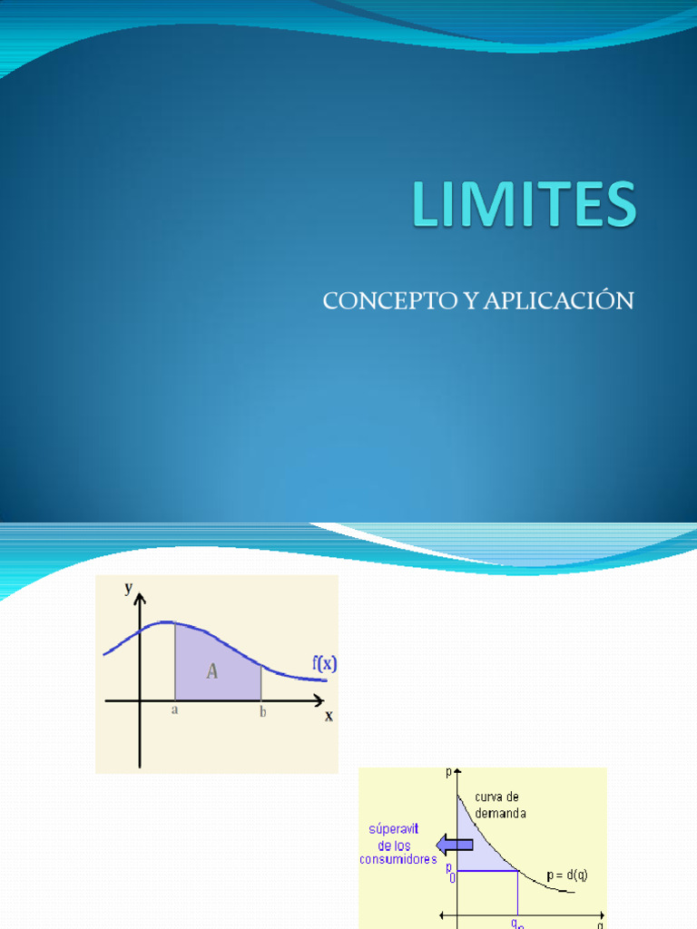 Aplicación de Límites en Economía y Administración | PDF