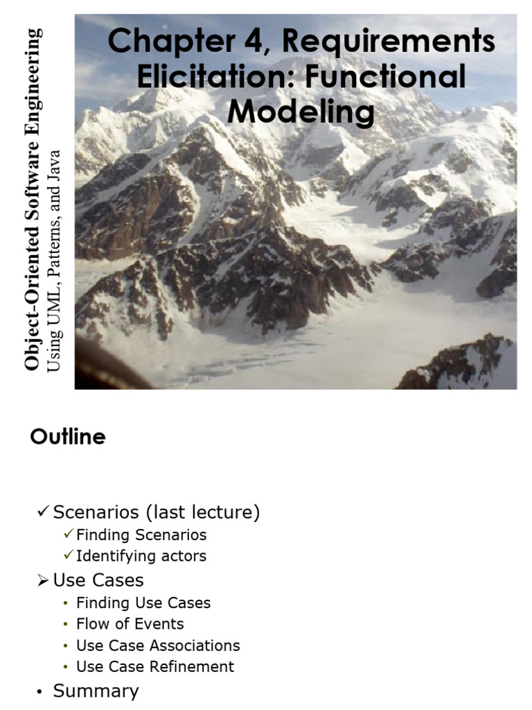 L11 Functional Modeling Ch05lect1 | PDF | Use Case | Object Oriented ...