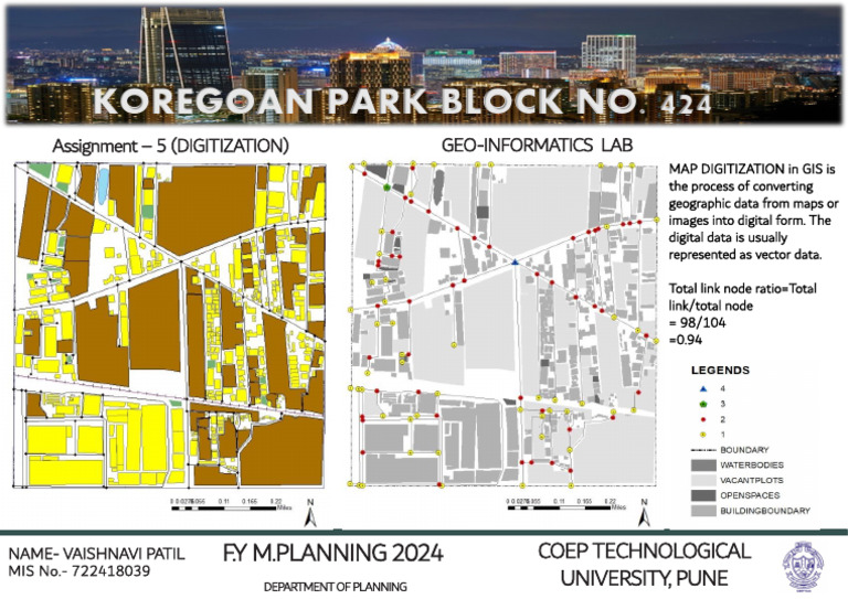 GIS Map Digitization Assignment 2024 | PDF