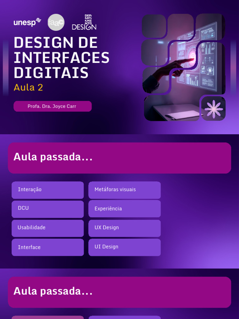 Princípios de Design de Interfaces Digitais | PDF | Usabilidade ...