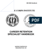 MCI 0084 Handbook Provides Career Retention Specialist Guidance