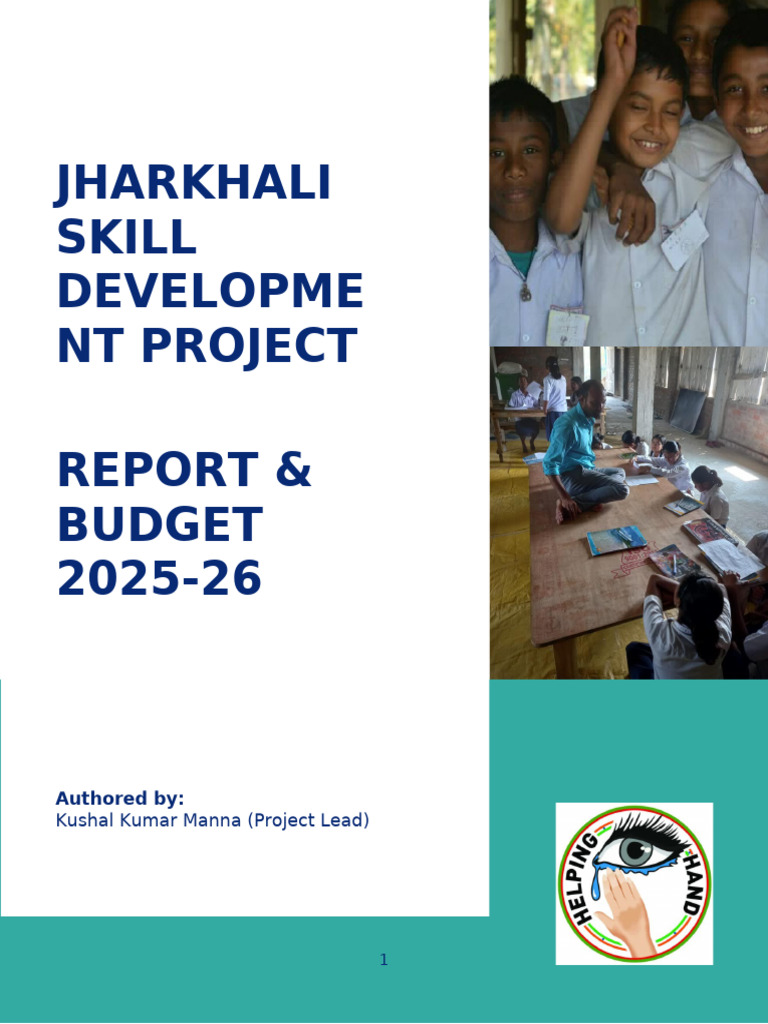 Jharkhali Skill Development Project Report | PDF | Learning