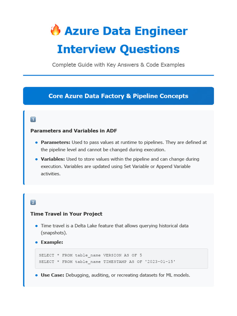 Azure Data Engineering -2 | PDF | Map Reduce | Computer Cluster