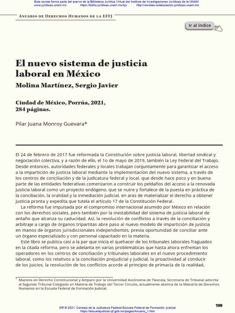 Nuevo Sistema de Justicia Laboral en México | PDF | Juez | México