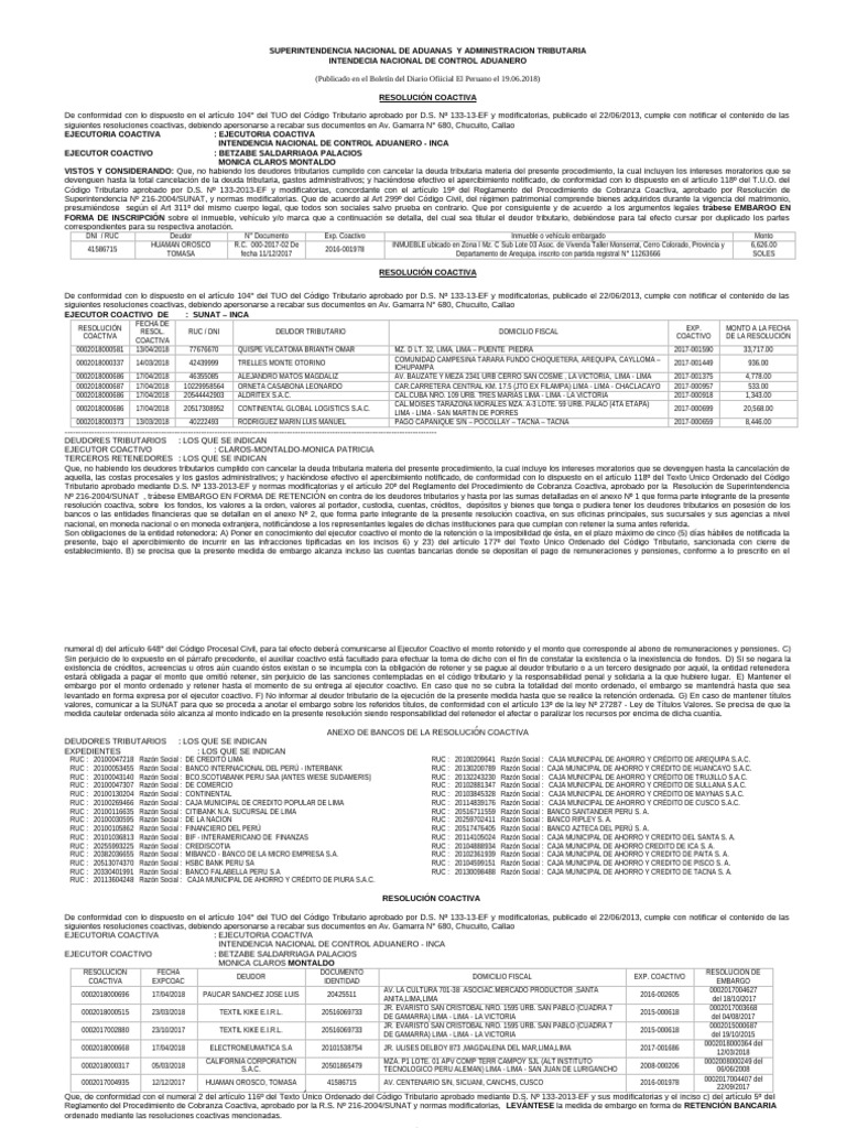 Inca2 Notif | PDF | Lima | Bancos