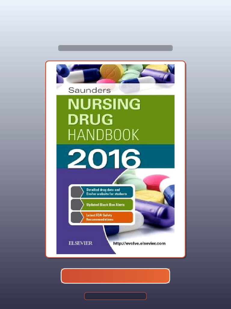 Complete Saunders Nursing Drug Handbook 2016 Ebook and TestBank Bundle ...
