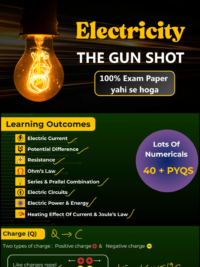 Electricity Notes | PDF