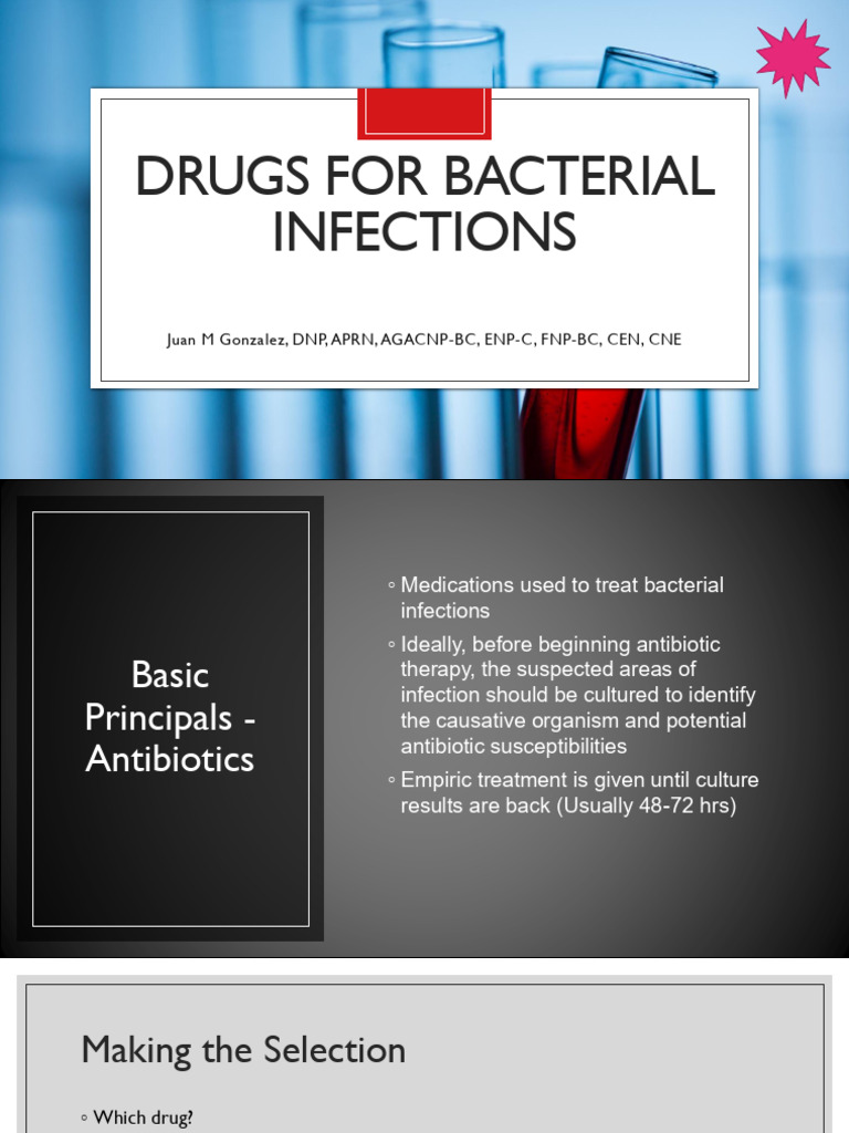 Antibiotics for Bacterial Infections | PDF | Penicillin | Antibiotics
