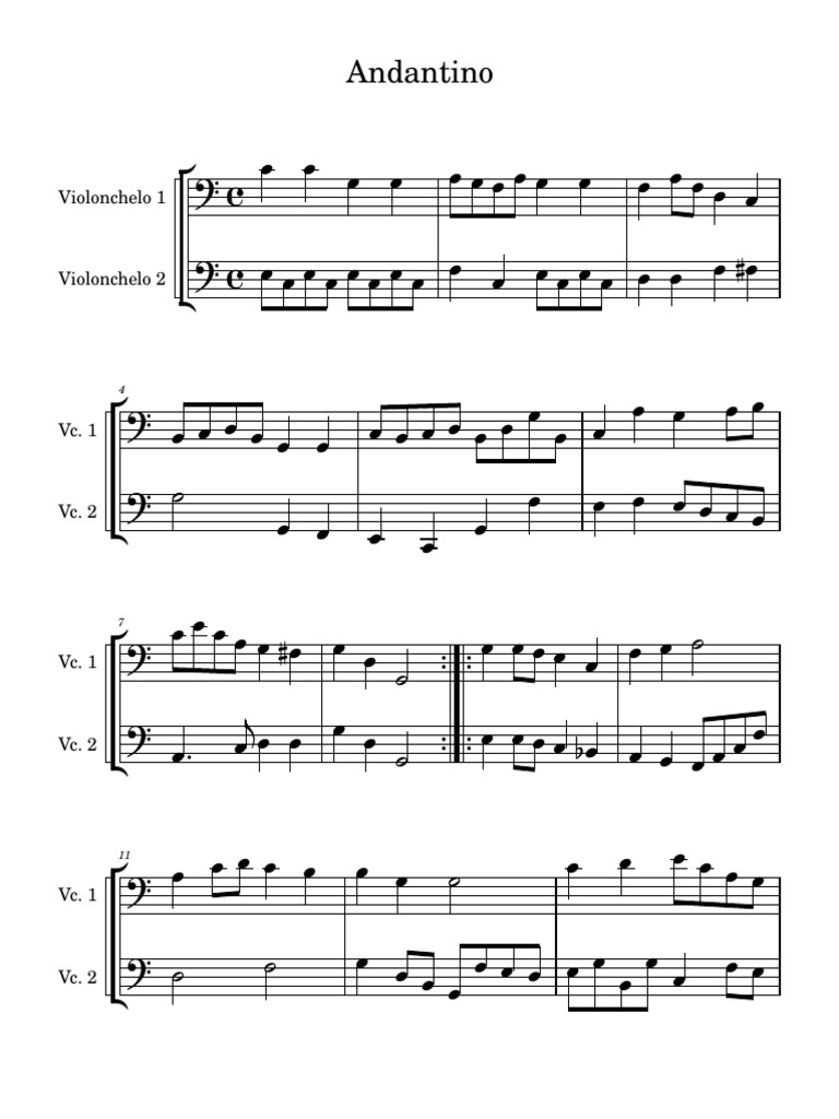 Andantino | PDF
