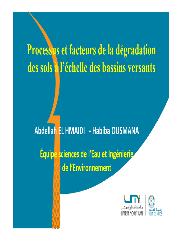 Dégradation des sols : processus et impacts | PDF | Sol (pédologie ...