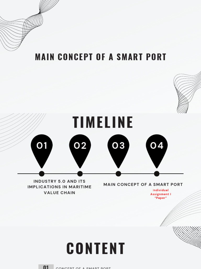 (3-4) Main Concept of A Smart Port | PDF | Business