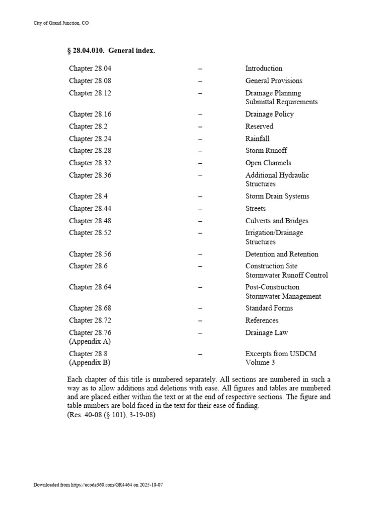 General Index | PDF | Stormwater | Drainage