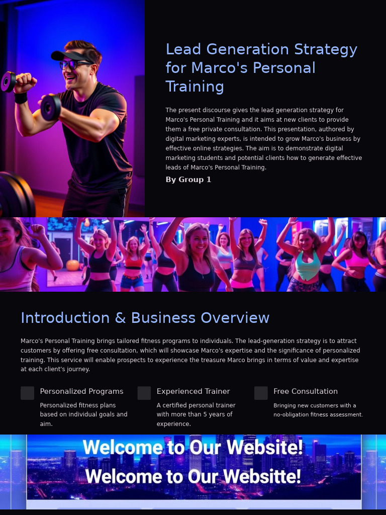 Lead Generation Strategy For Marcos Personal Training | PDF | Search ...