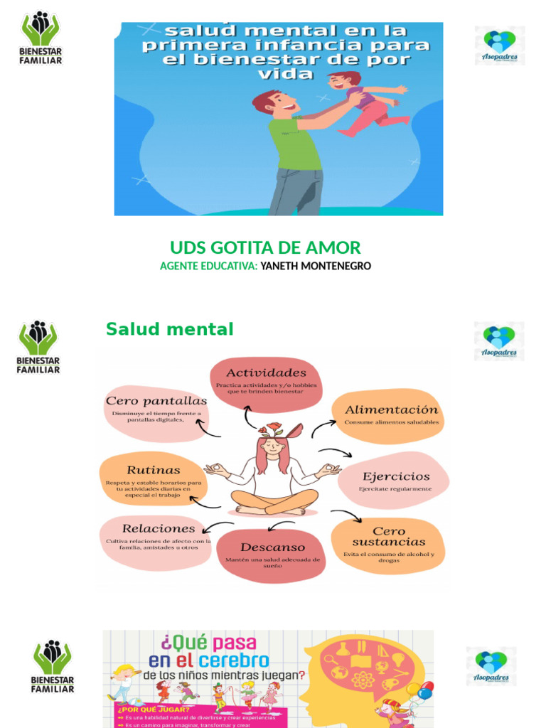 Salud Mental en la Primera Infancia | PDF | Salud mental | Las emociones