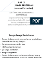 Bab 9 Tata Niaga Pertanian Pemasaran Pertanian