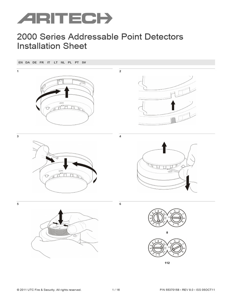 2000 Series Point Detectors Installation Guide | PDF | Electricity ...