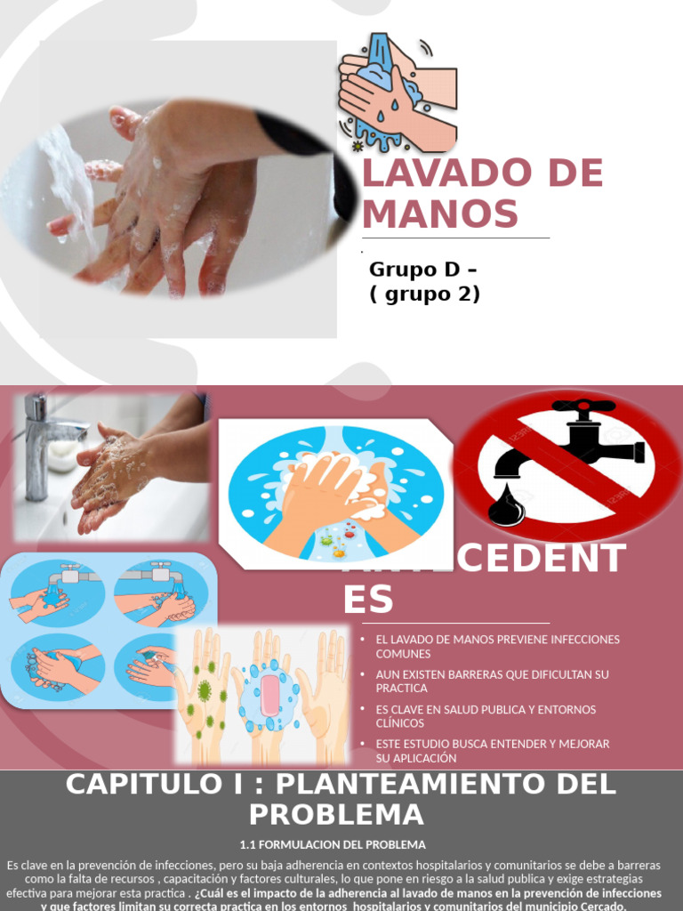 Lavado de Manos Grupo 2 | PDF | Lavado de manos | Infección