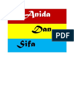 Anida Dan Sifa