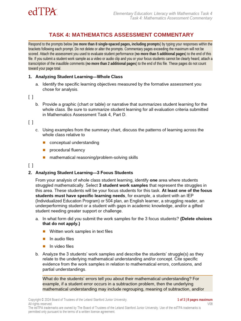 Analyzing Student Work Samples in Math | PDF | Individualized Education ...